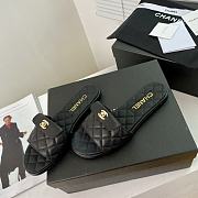 chanel slippers black - 6