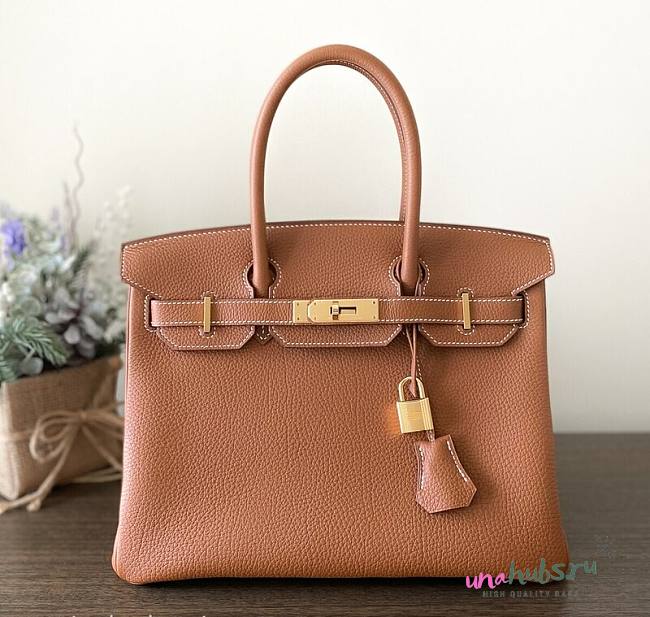 Hermes Birkin gold hardware 30cm  - 1