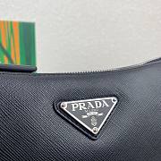 Prada Re-Nylon and Saffiano leather men black shoulder bag - 2