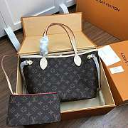 Louis Vuitton Neverfull PM-Red Interior  - 1