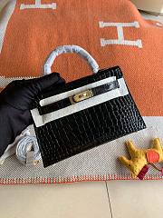 Hermes Kelly Crocodile Mini 20cm - 1