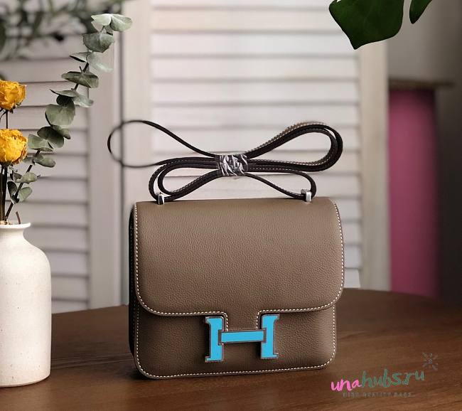 Hermes Constance Gray 19cm - 1