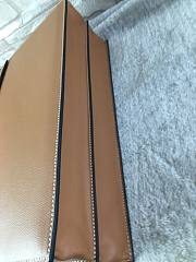 Hermes epsom brown - silver hardware 38cm - 3