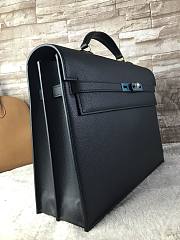 Hermes epsom black - gold hardware 38cm - 3