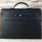 Hermes epsom black - gold hardware 38cm - 1