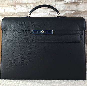 Hermes epsom black - gold hardware 38cm