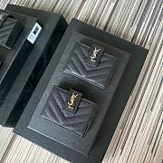 YSL card holder gold/ silver  - 1