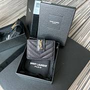 YSL card holder gold/ silver  - 3