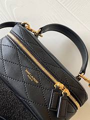 YSL vanity case in quilted lambskin black bag - 3