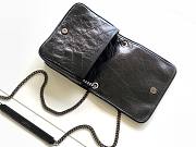 YSL Niki leather wallet-on-chain all black bag - 4