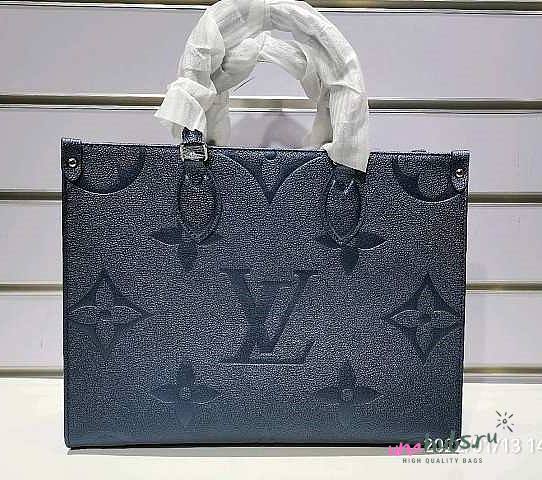 Louis Vuitton Onthego MM Blue M44576 - 1