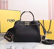 Fendi Peekaboo small black bag 8BN288 - 2