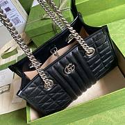 GG Marmont small tote black bag - 5