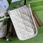 GG Marmont small tote white bag - 3