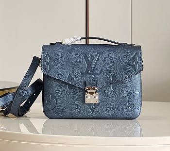 LV Pochette Métis Monogram Blue Leather M59211