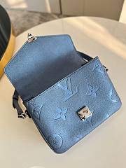 LV Pochette Métis Monogram Blue Leather M59211 - 2