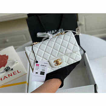Chanel caviar flap bag 20cm