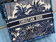 Dior book tote blue coconut embroided bag 41cm - 2