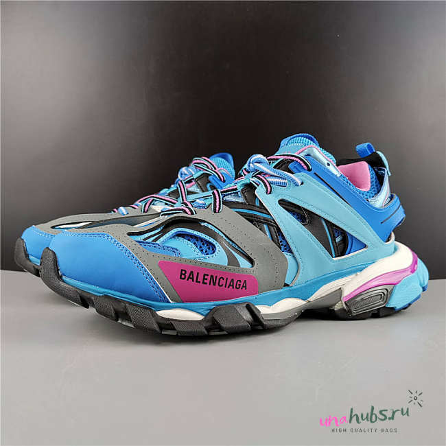 Balenciaga Track Trainer 'Light Blue Pink' 542023 W1GB5 4162 - 1