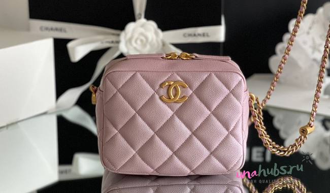 Chanel shoulder pink bag - 1