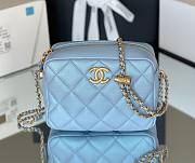 Chanel shoulder blue bag - 1