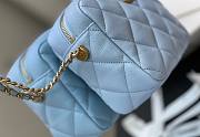 Chanel shoulder blue bag - 6