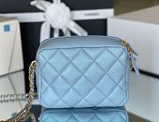 Chanel shoulder blue bag - 5