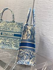 Dior book tote blue tiger 41cm - 6