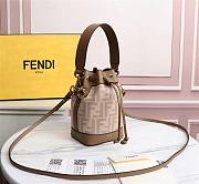 Fendi FF Logo bucket in beige - 6