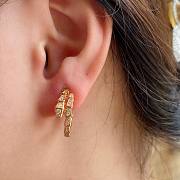 Bvlgari earings gold/ silver - 4