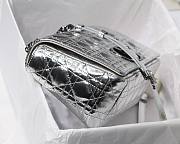 Dior Caro Silver Metallic 25cm - 2