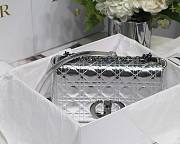 Dior Caro Silver Metallic 25cm - 3