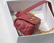 Dior Caro Mini Pink 13cm - 6