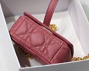 Dior Caro Mini Pink 13cm - 5