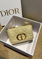 Dior Caro Mini Yellow 13cm - 1