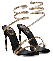 RENE CAOVILLA Margot embellished suede sandals - 1