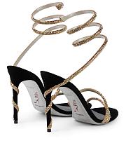 RENE CAOVILLA Margot embellished suede sandals - 3