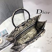 Dior Book Tote Black Tiger large size - 6