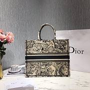 Dior Book Tote Black Tiger large size - 5