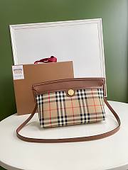 Burberry Small Vintage Society Brown Bag - 1