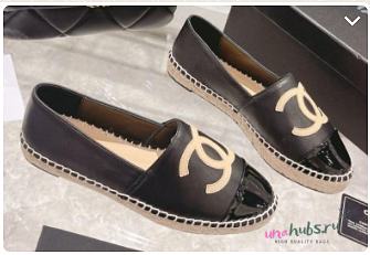 Chanel Espadrilles black patent - 1