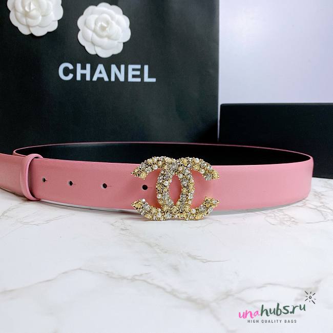 Chanel pink belt  - 1