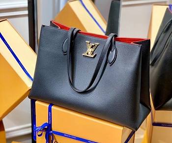 Louis Vuitton Lockme Shopper Black Bag M57346 