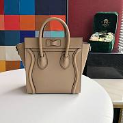 Celine nano luggage tan 20cm bag - 6