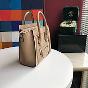 Celine nano luggage tan 20cm bag - 5