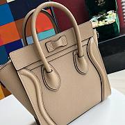 Celine nano luggage tan 20cm bag - 4