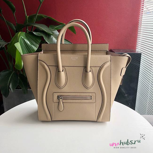 Celine micro luggage tan 27cm bag - 1