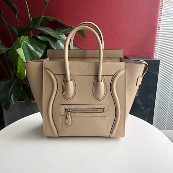 Celine micro luggage tan 27cm bag