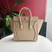 Celine micro luggage tan 27cm bag - 5