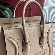 Celine micro luggage tan 27cm bag - 3